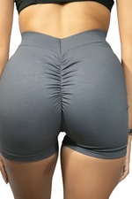 Women V-waist Scrunch Butt Shorts - My Store