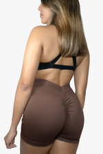 Women V-waist Scrunch Butt Shorts - My Store